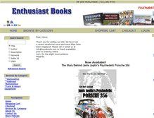 Tablet Screenshot of enthusiastbooks.com